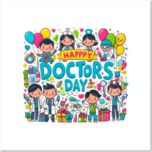 Happy doctor day for every doctor's Posters and Art